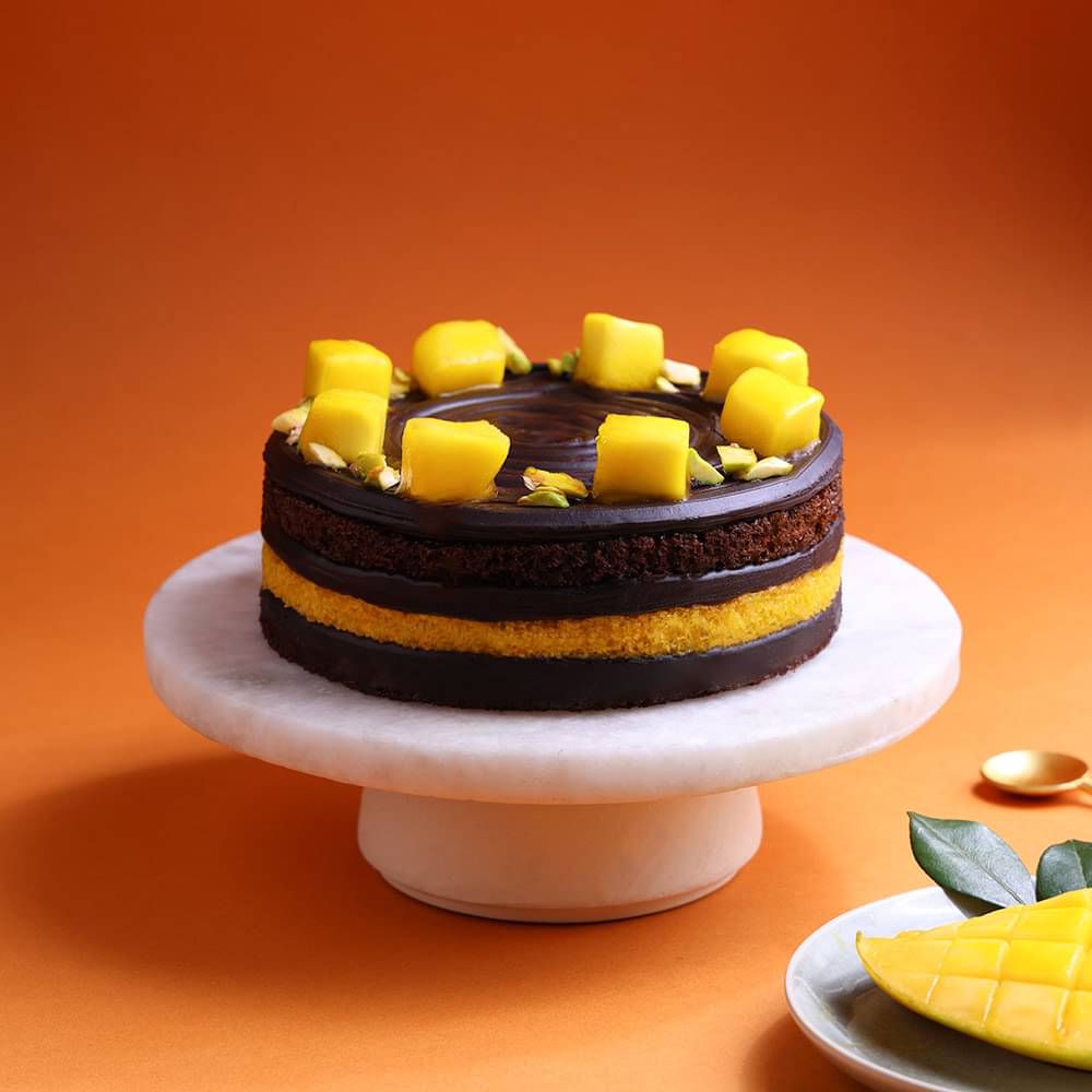 Mango Dark Chocolate Cake Order Online