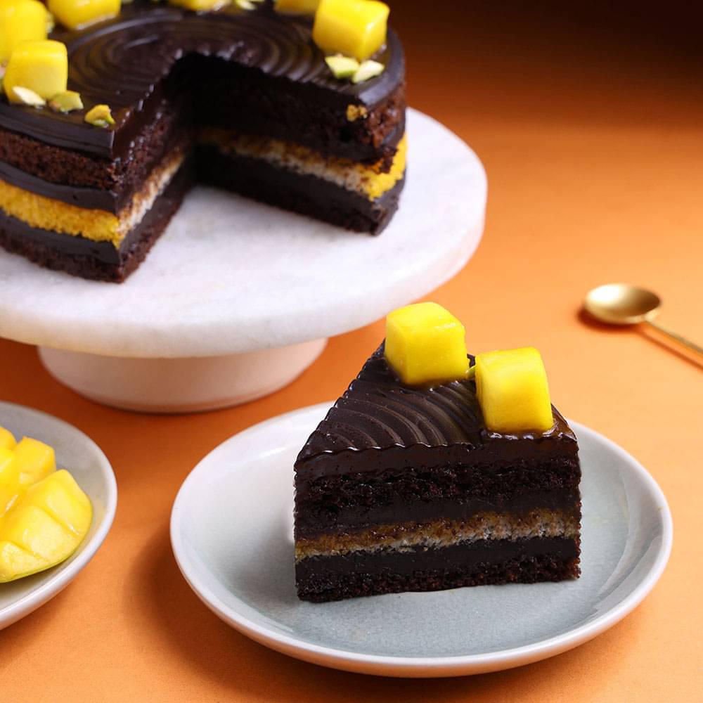 Mango Dark Chocolate Cake Online Order