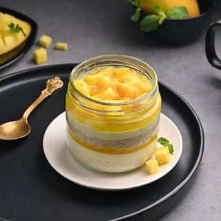Tasty Mango Jar Cake