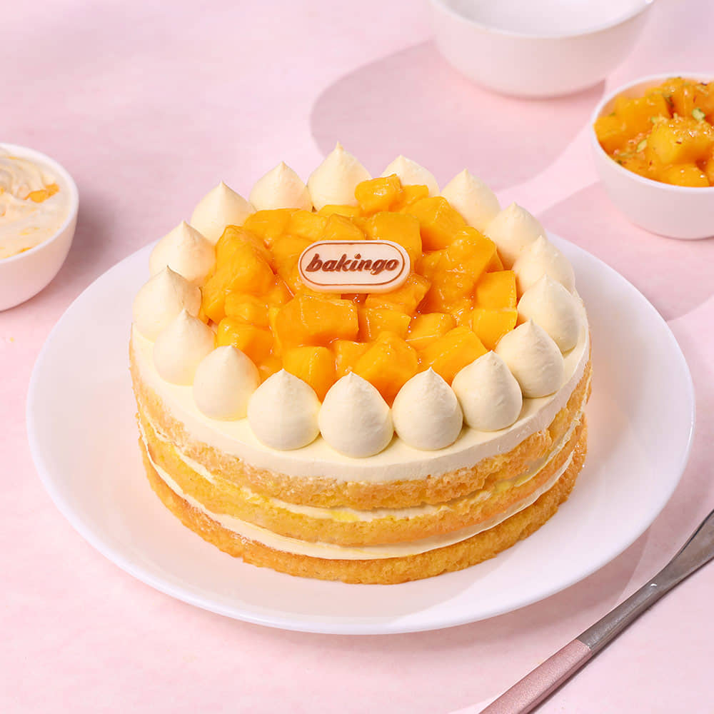 Naked Mango Cake