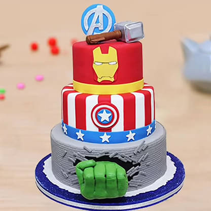 Marvels Avenger Cake