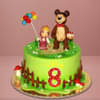 Masha and the Bear Dream Cake