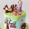 Masha N Bear Cake Theme Cake