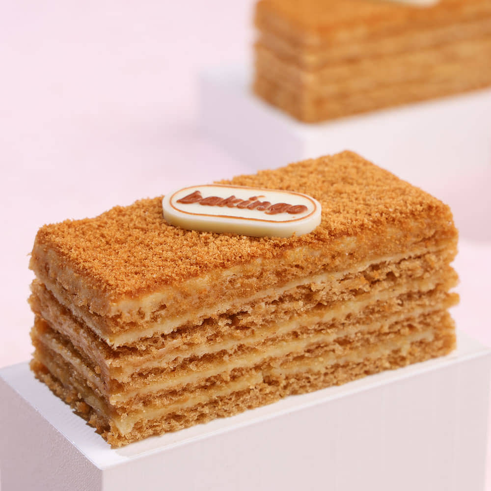 Medovik Cake Slice