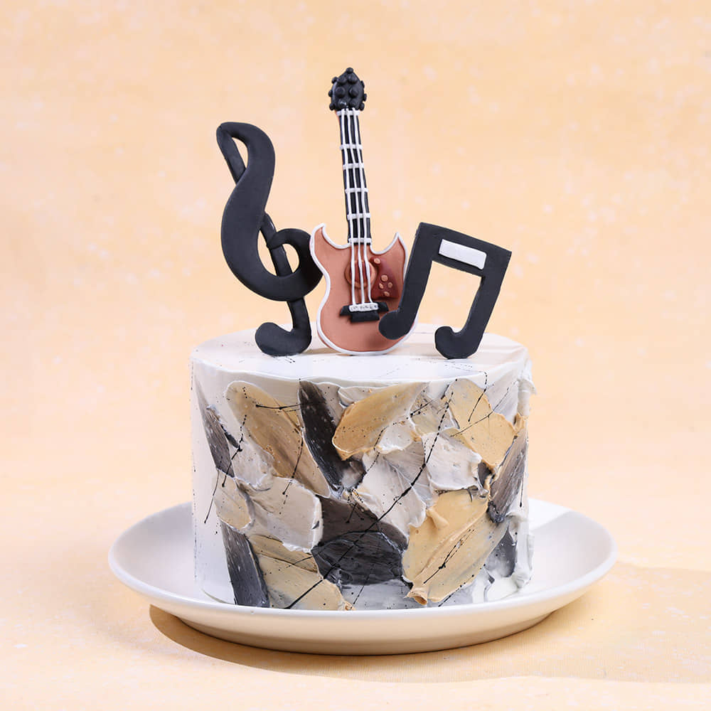 Melodic Guitar Cake