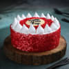 Mens Day Red Velvet Cake