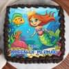 Top-View of Mermaid Majesty Cake