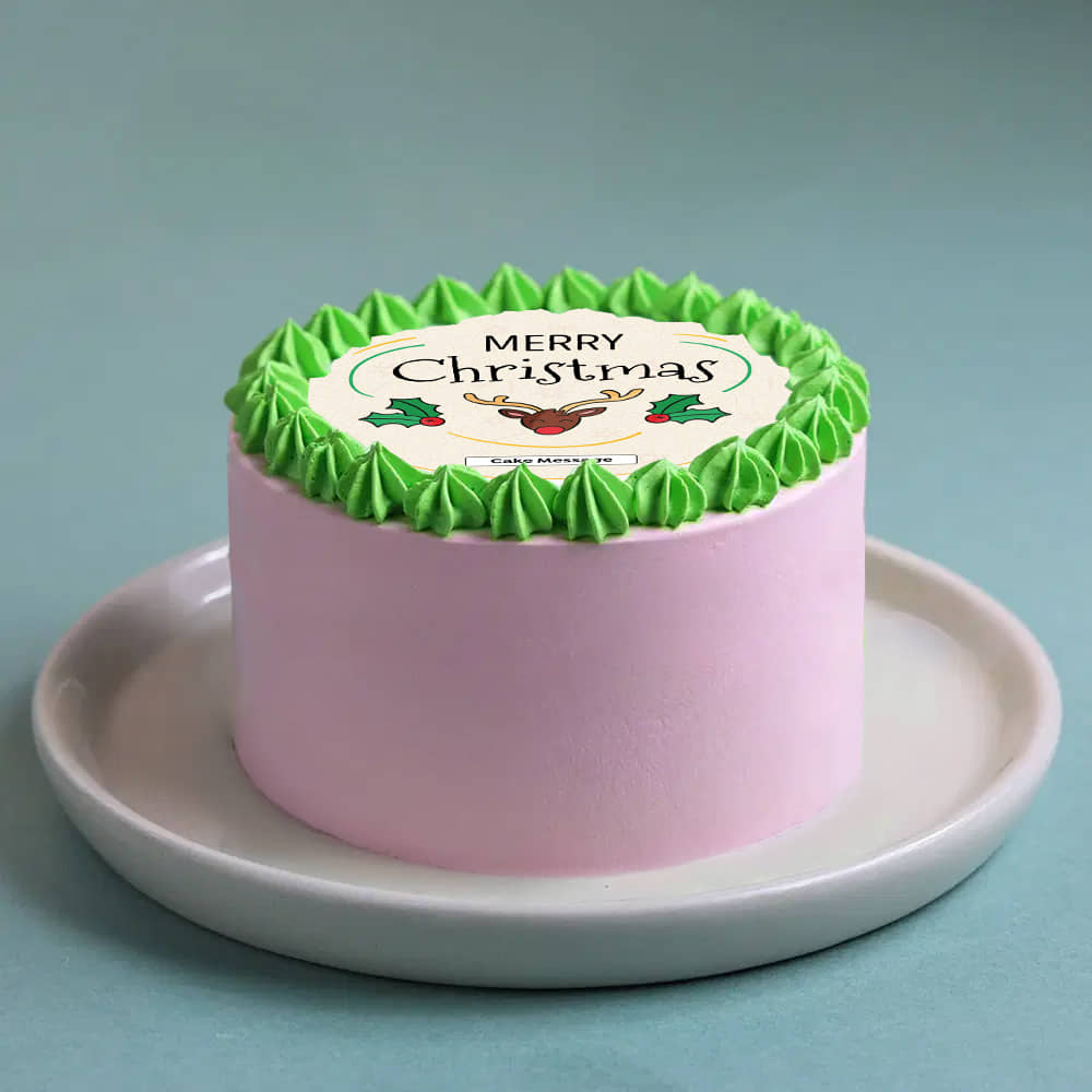 Merry Christmas Bento Cake