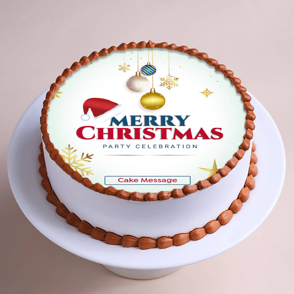 Merry Christmas Party Cake