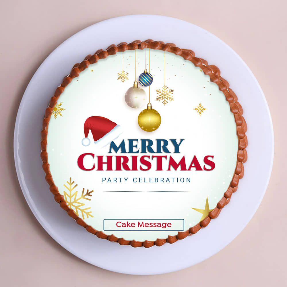 Merry Christmas Party Cake