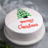Merry Christmas Tree Chocolate Cake