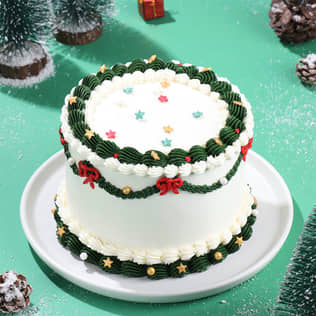 Merry Moments Wreath Cake Merry Moments Wreath Cake