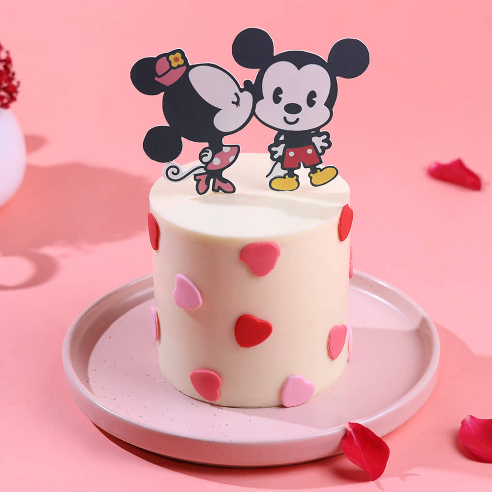 Mickey N Minnie Kiss Cake Mickey N Minnie Kiss Cake