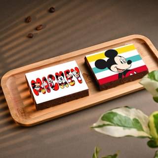 Mickey Theme Choco Brownies N Kids Rakhi