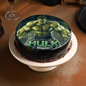 Mighty Hulk Cake