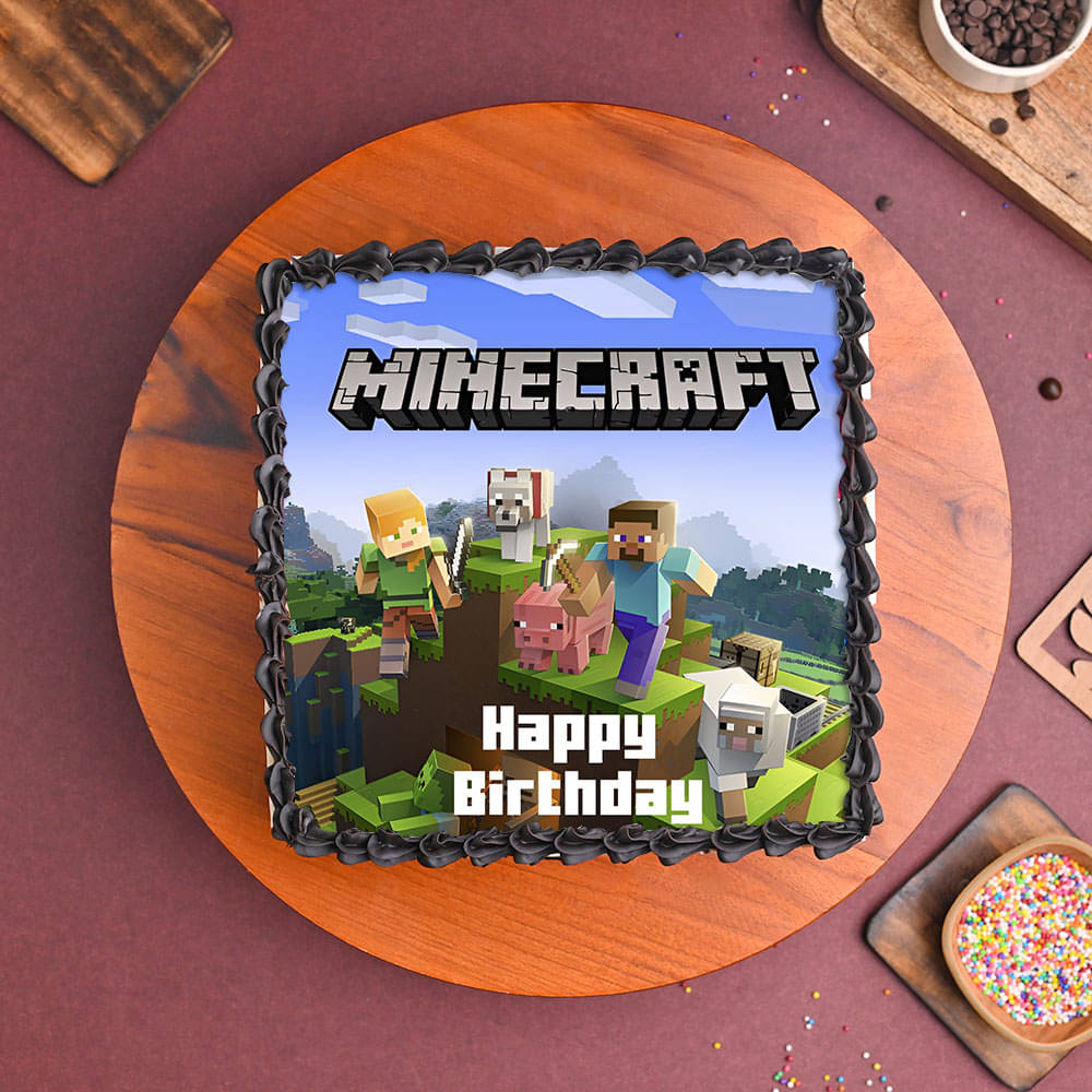Minecraft Adventure Cake