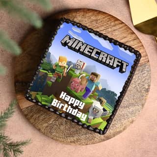 Epic Minecraft Birthday Cake