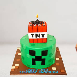 Order Minecraft Video Game Fondant N Sugar Sheet Cake Online