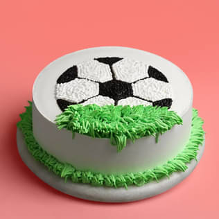 Mini Football Cream Cake