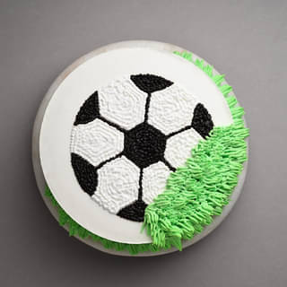 Mini Football Cream Cake