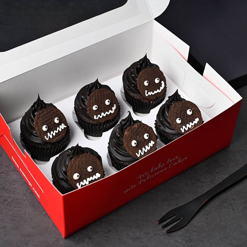 Mini Spooky Cupcakes