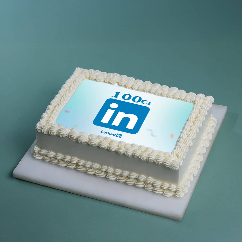 Minimalist Corporate Cake