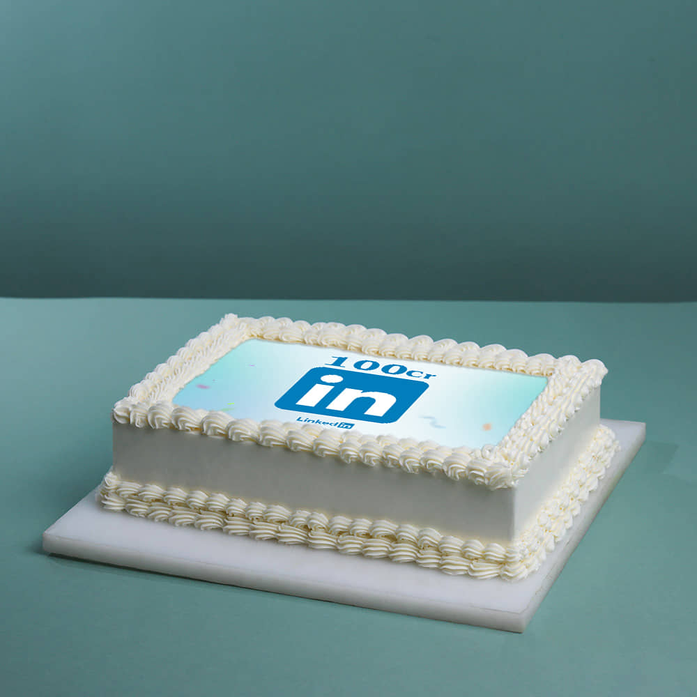 Minimalist Corporate Cake