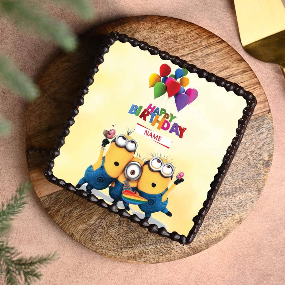 Mischievous Minions Birthday Cake