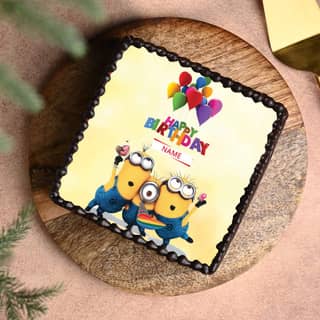 Mischievous Minions Birthday Cake
