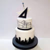 Order Modernist Architectural Celebration Fondant Cake Online