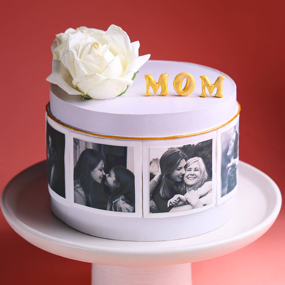Front View: Personalised Cake for Mother