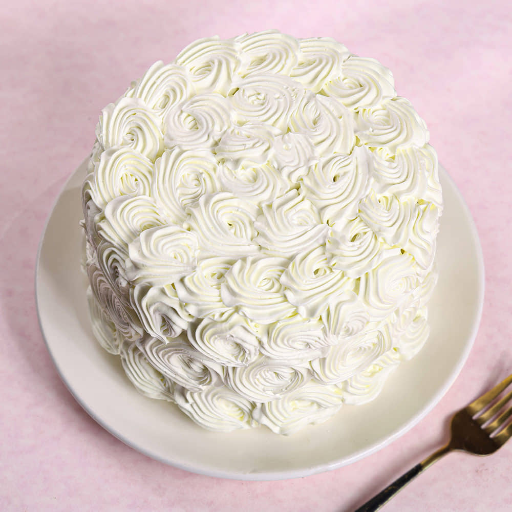 Top View of Mothers Day Rosettes  Cake