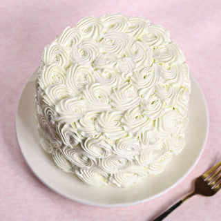 Top View of Mothers Day Rosettes  Cake