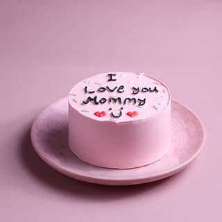 Side View of Mommy Love Bento Cake Side View of Mommy Love Bento Cake