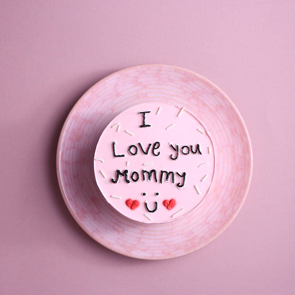 Top View of Mommy Love Bento Cake