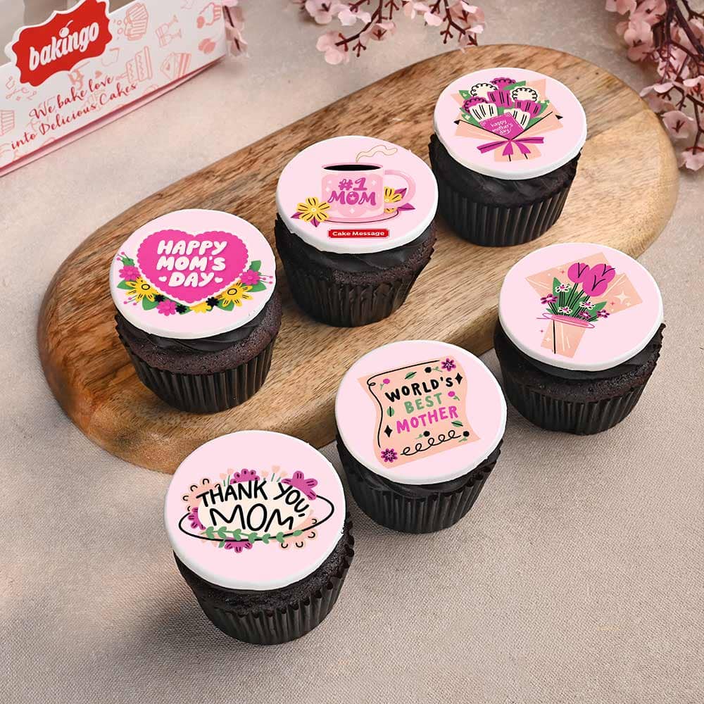 Moms Day Cupcake Set Of Six