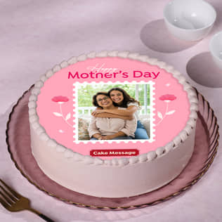 Happy Mothers Day Photo Cake