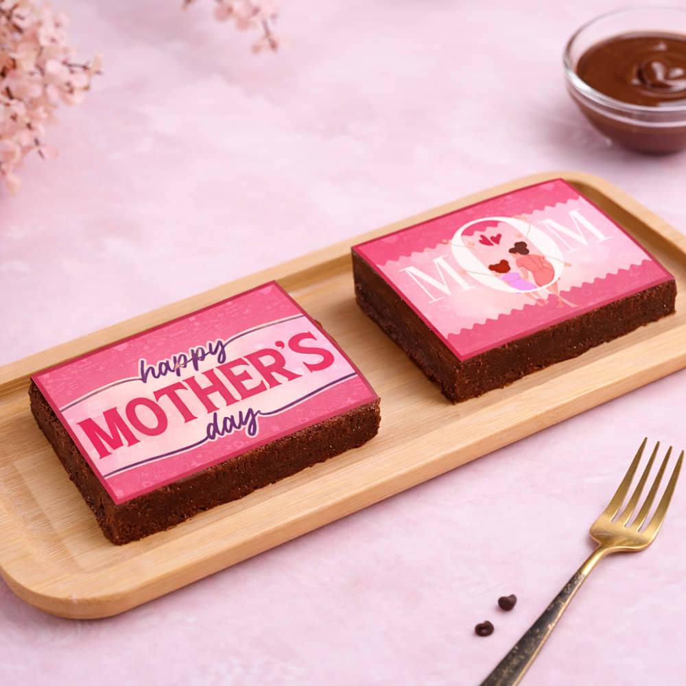 Set of 2 Truffle Brownies for Mother's Day