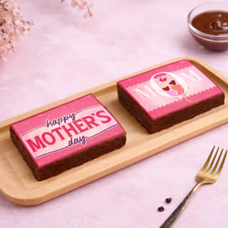 Set of 2 Truffle Brownies for Mother's Day