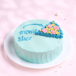 Moms Slice Floral Cake Moms Slice Floral Cake
