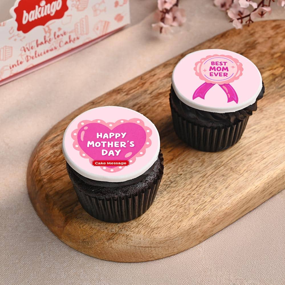 Mothers Day Love Cupcakes Duo