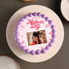 Front View: Mothers Day Special Photo Cake