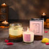 Motichoor Jar Cake N Scented Candle Combo