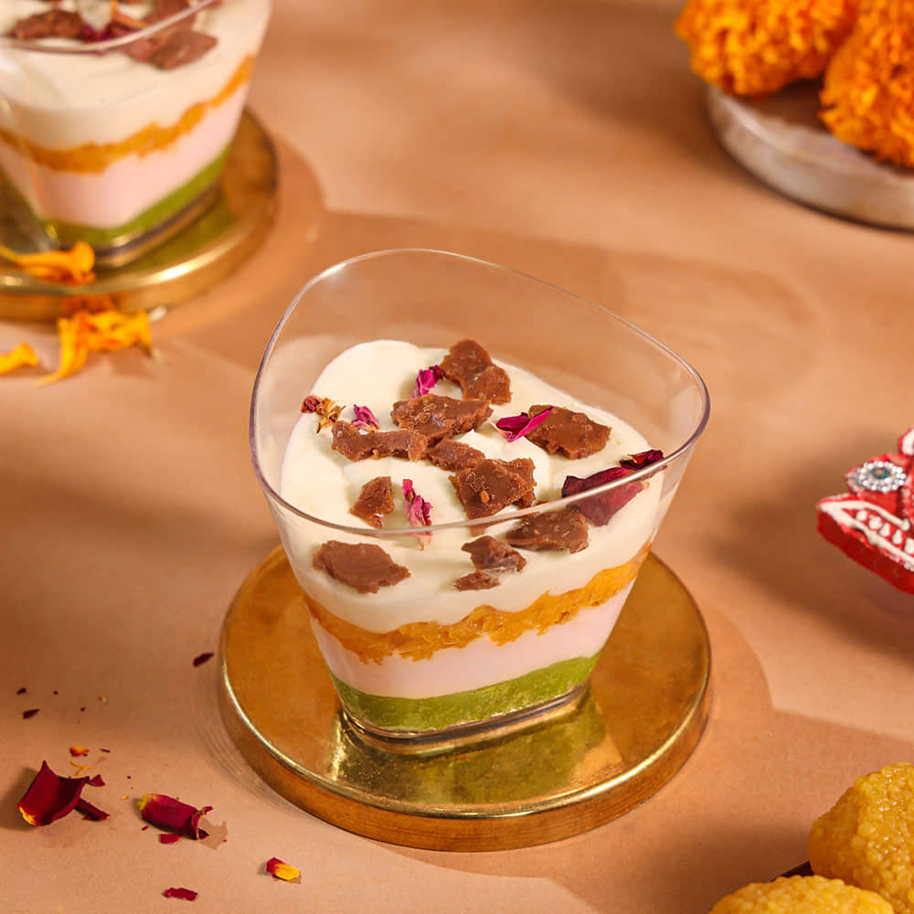 Motichoor Rose Verrine Cup Motichoor Rose Verrine Cup