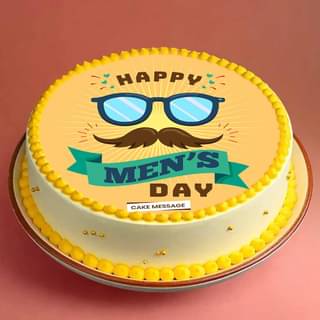Moustache N Glasses Mens Day Cake Moustache N Glasses Mens Day Cake