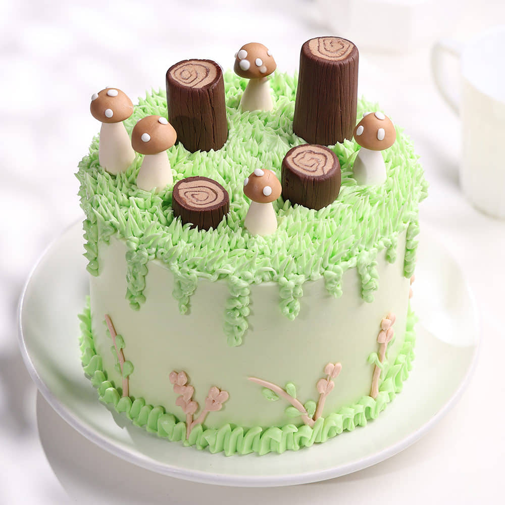 Mushroom Meadow Garden Cake Mushroom Meadow Garden Cake