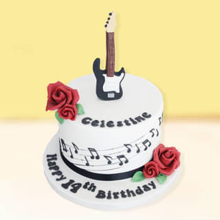 Music Lover Guitar Cake