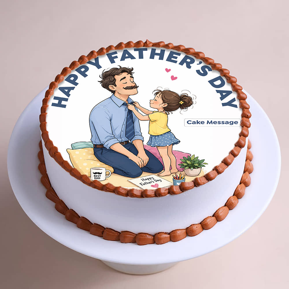 Fathers Day Daughter Love Cake
