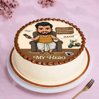 My Hero Dad Cake My Hero Dad Cake