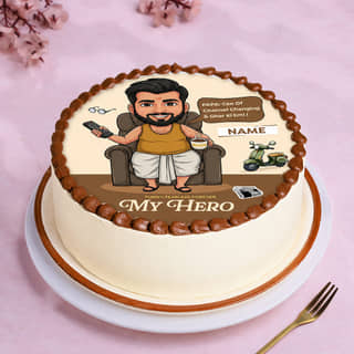 My Hero Dad Cake My Hero Dad Cake